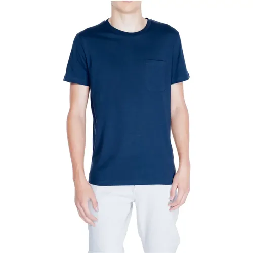 Peuterey - Tops > T-Shirts - Blue - Peuterey - Modalova