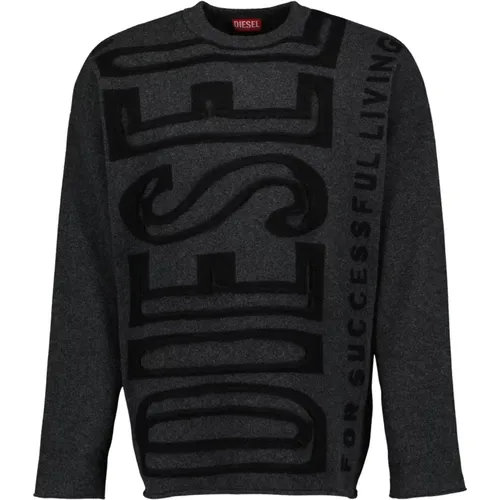 Knitwear > Round-neck Knitwear - - Diesel - Modalova