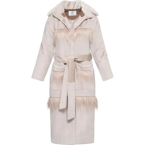 Fortini - Coats > Parkas - Beige - Fortini - Modalova