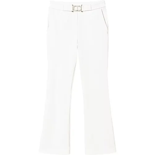 Trousers > Cropped Trousers - - Twinset - Modalova