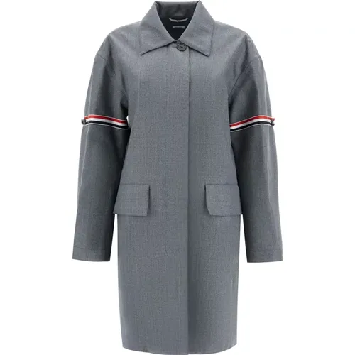 Coats > Single-Breasted Coats - - Thom Browne - Modalova