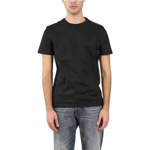 Dondup - Tops > T-Shirts - Black - Dondup - Modalova