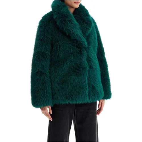 Jackets > Faux Fur & Shearling Jackets - - Stand Studio - Modalova