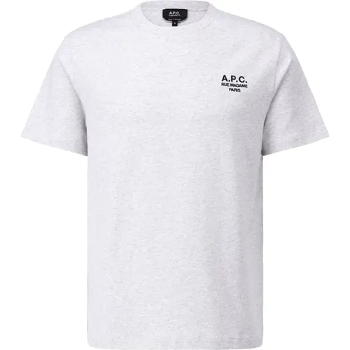 A.p.c. - Tops > T-Shirts - Gray - A.p.c. - Modalova