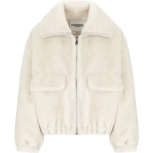 Jackets > Faux Fur & Shearling Jackets - - Essentiel Antwerp - Modalova