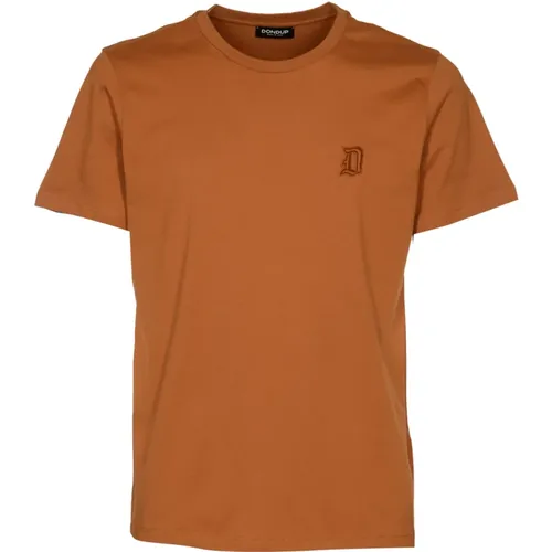 Dondup - Tops > T-Shirts - Brown - Dondup - Modalova