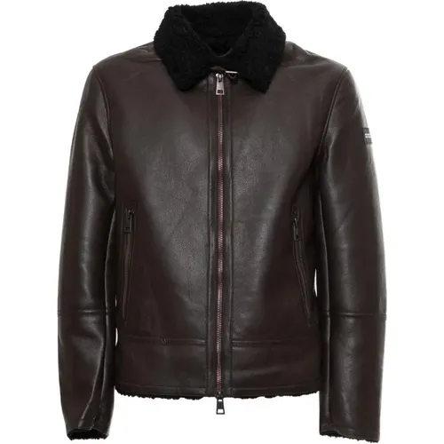 Jackets > Leather Jackets - - Alessandro Dell'Acqua - Modalova