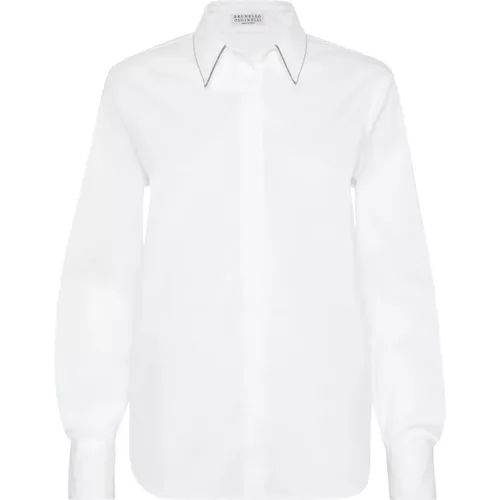 Blouses & Shirts > Shirts - - BRUNELLO CUCINELLI - Modalova