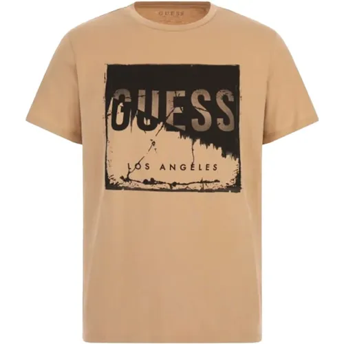 Guess - Tops > T-Shirts - Beige - Guess - Modalova