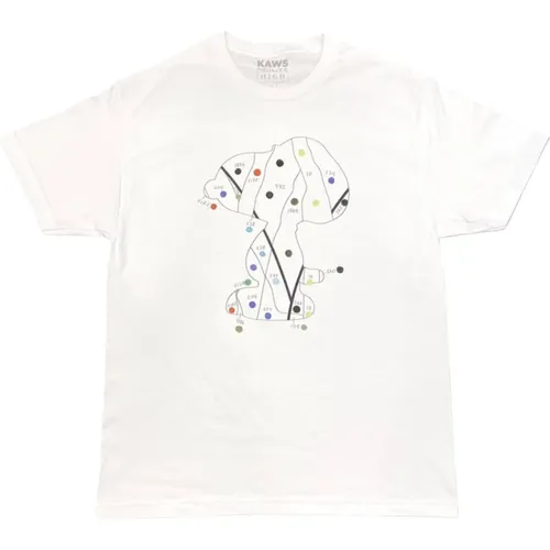 Kaws - Tops > T-Shirts - White - Kaws - Modalova