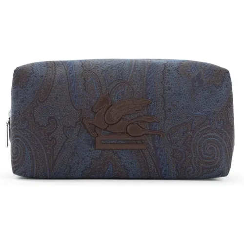 Etro - Bags > Toilet Bags - Blue - ETRO - Modalova