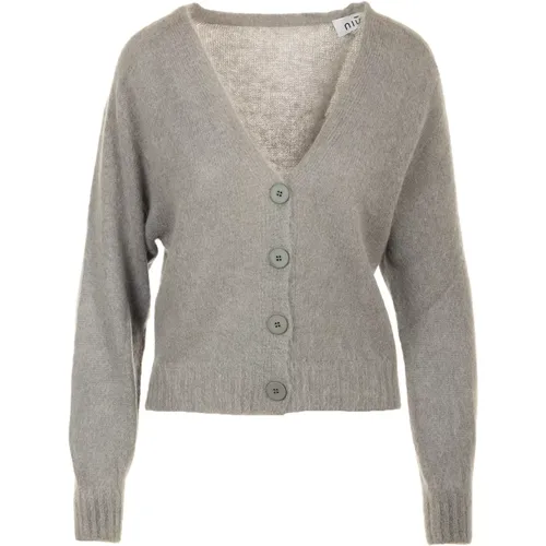 NIU - Knitwear > Cardigans - Gray - NIU - Modalova