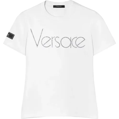 Versace - Tops > T-Shirts - White - Versace - Modalova