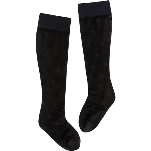 Ganni - Underwear > Socks - Black - Ganni - Modalova