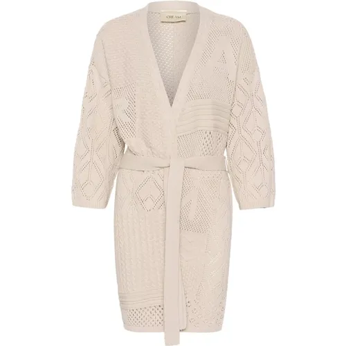 Knitwear > Cardigans - - Cream - Modalova