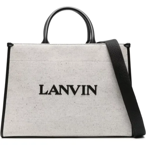 Lanvin - Bags > Tote Bags - Beige - Lanvin - Modalova