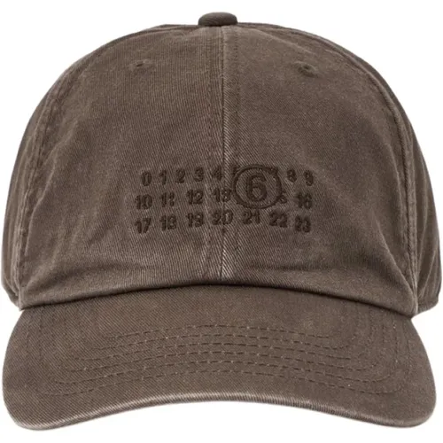 Accessories > Hats > Caps - - MM6 Maison Margiela - Modalova