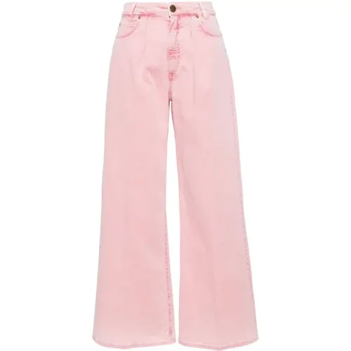 Pinko - Jeans > Wide Jeans - Pink - pinko - Modalova