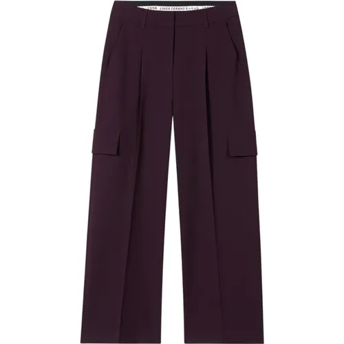 Trousers > Cropped Trousers - - LUISA CERANO - Modalova