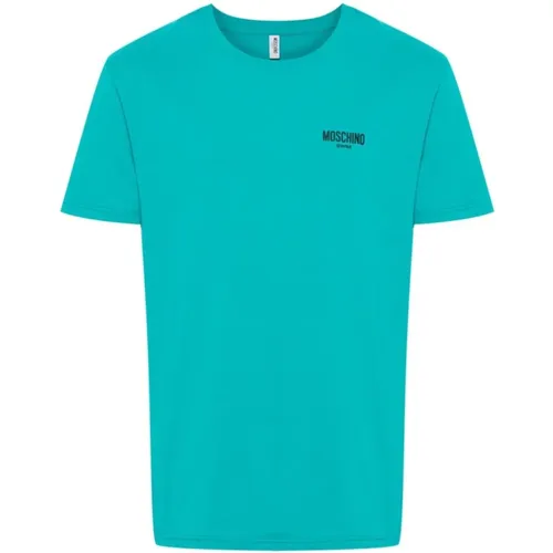 Moschino - Tops > T-Shirts - Blue - Moschino - Modalova