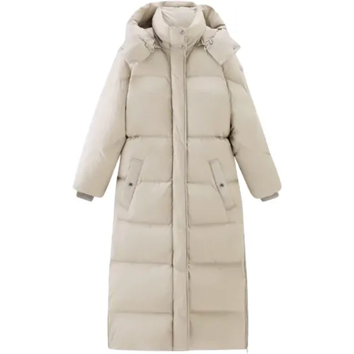 Woolrich - Coats > Parkas - Beige - Woolrich - Modalova