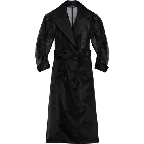 Coats > Trench Coats - - Dolce & Gabbana - Modalova