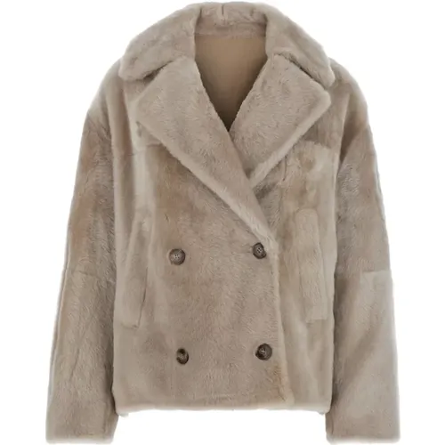 Jackets > Faux Fur & Shearling Jackets - - Yves Salomon - Modalova