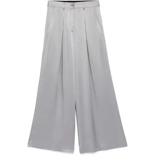 Trousers > Wide Trousers - - Semicouture - Modalova