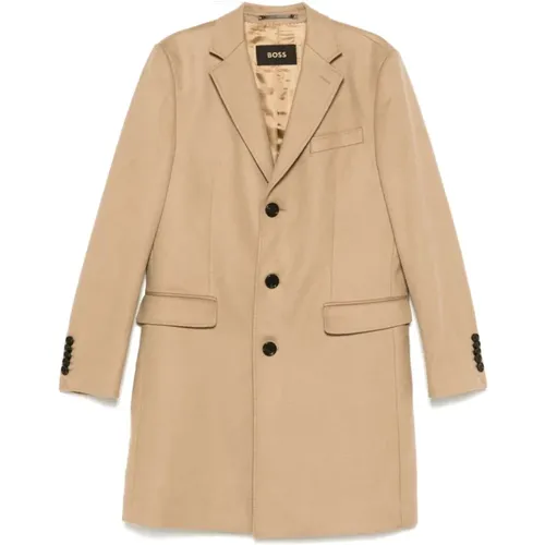 Coats > Single-Breasted Coats - - Hugo Boss - Modalova