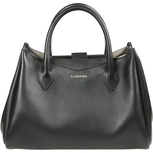 Lanvin - Bags > Handbags - Black - Lanvin - Modalova