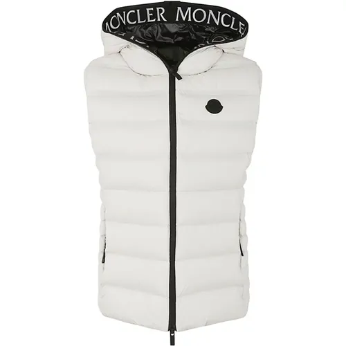 Moncler - Jackets > Vests - White - Moncler - Modalova