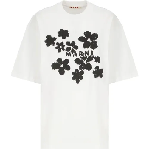 Marni - Tops > T-Shirts - White - Marni - Modalova