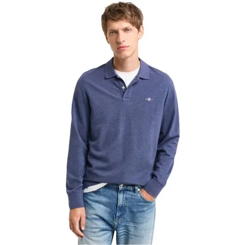 Gant - Tops > Polo Shirts - Blue - Gant - Modalova