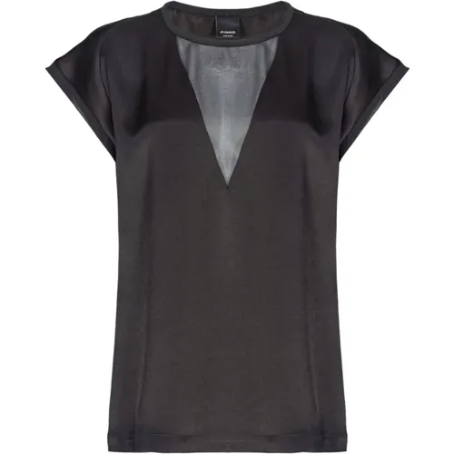 Pinko - Tops > T-Shirts - Black - pinko - Modalova