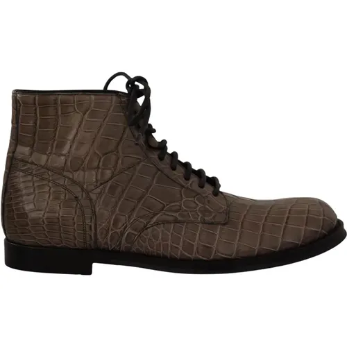 Shoes > Boots > Lace-up Boots - - Dolce & Gabbana - Modalova