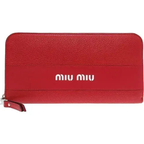 Pre-owned > Pre-owned Accessories > Pre-owned Wallets - - Miu Miu Pre-owned - Modalova