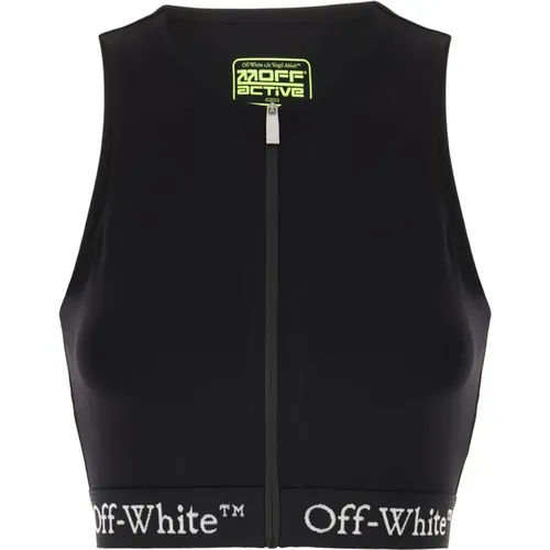 Tops > Sleeveless Tops - - Off White - Modalova