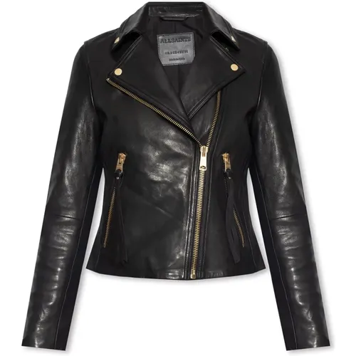 Jackets > Leather Jackets - - AllSaints - Modalova