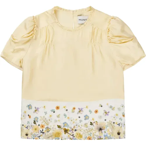 Munthe - Tops > T-Shirts - Beige - Munthe - Modalova