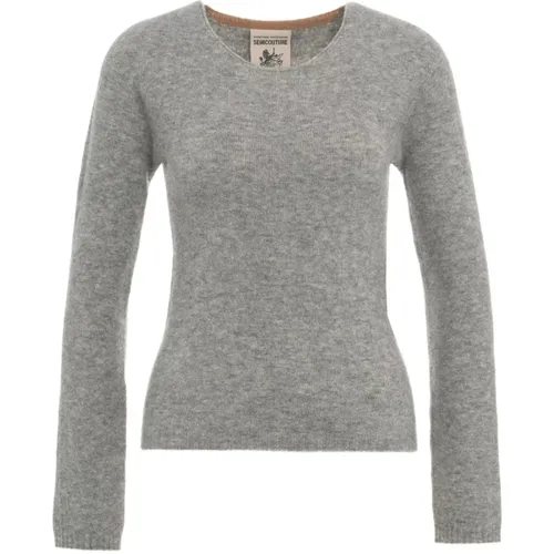 Knitwear > Round-neck Knitwear - - Semicouture - Modalova