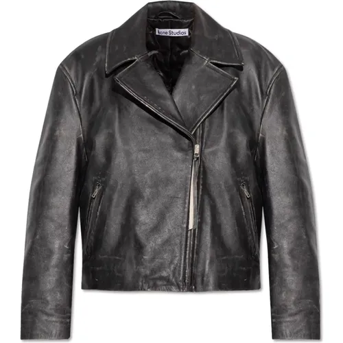 Jackets > Leather Jackets - - Acne Studios - Modalova