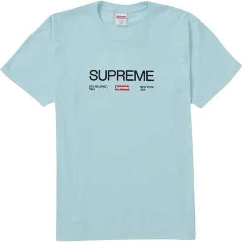 Supreme - Tops > T-Shirts - Blue - Supreme - Modalova