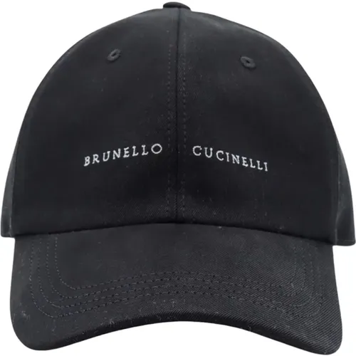 Accessories > Hats > Caps - - BRUNELLO CUCINELLI - Modalova