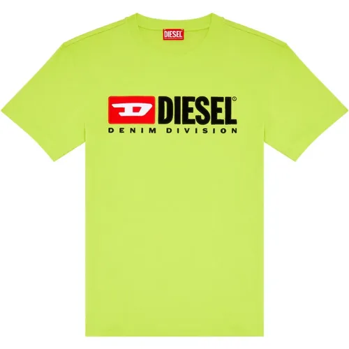 Diesel - Tops > T-Shirts - Green - Diesel - Modalova