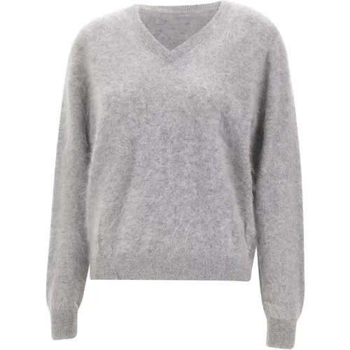 Knitwear > V-neck Knitwear - - Notshy - Modalova