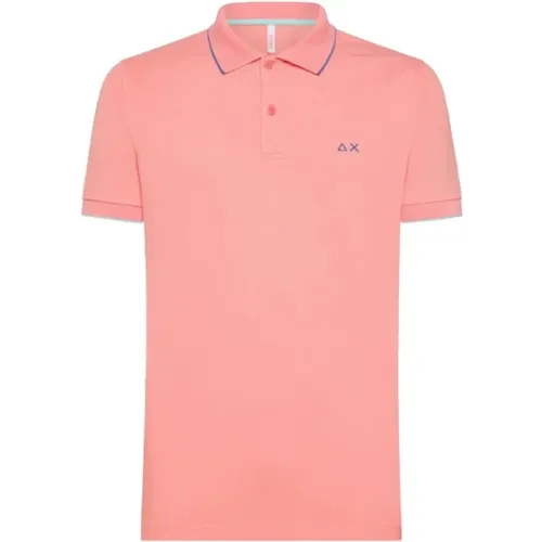 Sun68 - Tops > Polo Shirts - Pink - Sun68 - Modalova