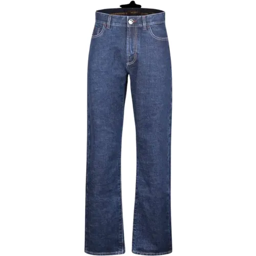 Jeans > Straight Jeans - - Moorer - Modalova