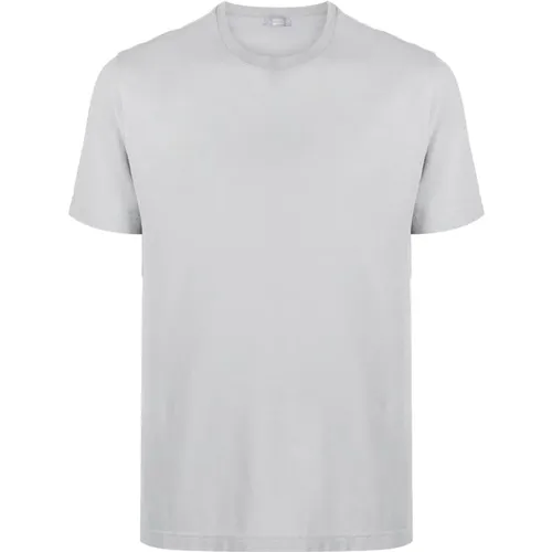 Zanone - Tops > T-Shirts - Gray - Zanone - Modalova