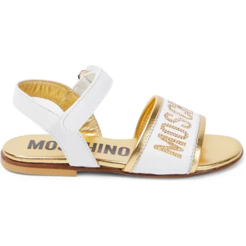 Shoes > Sandals > Flat Sandals - - Moschino - Modalova