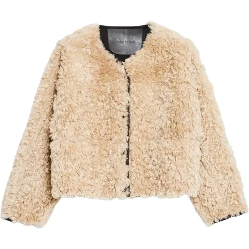 Jackets > Faux Fur & Shearling Jackets - - Stand Studio - Modalova